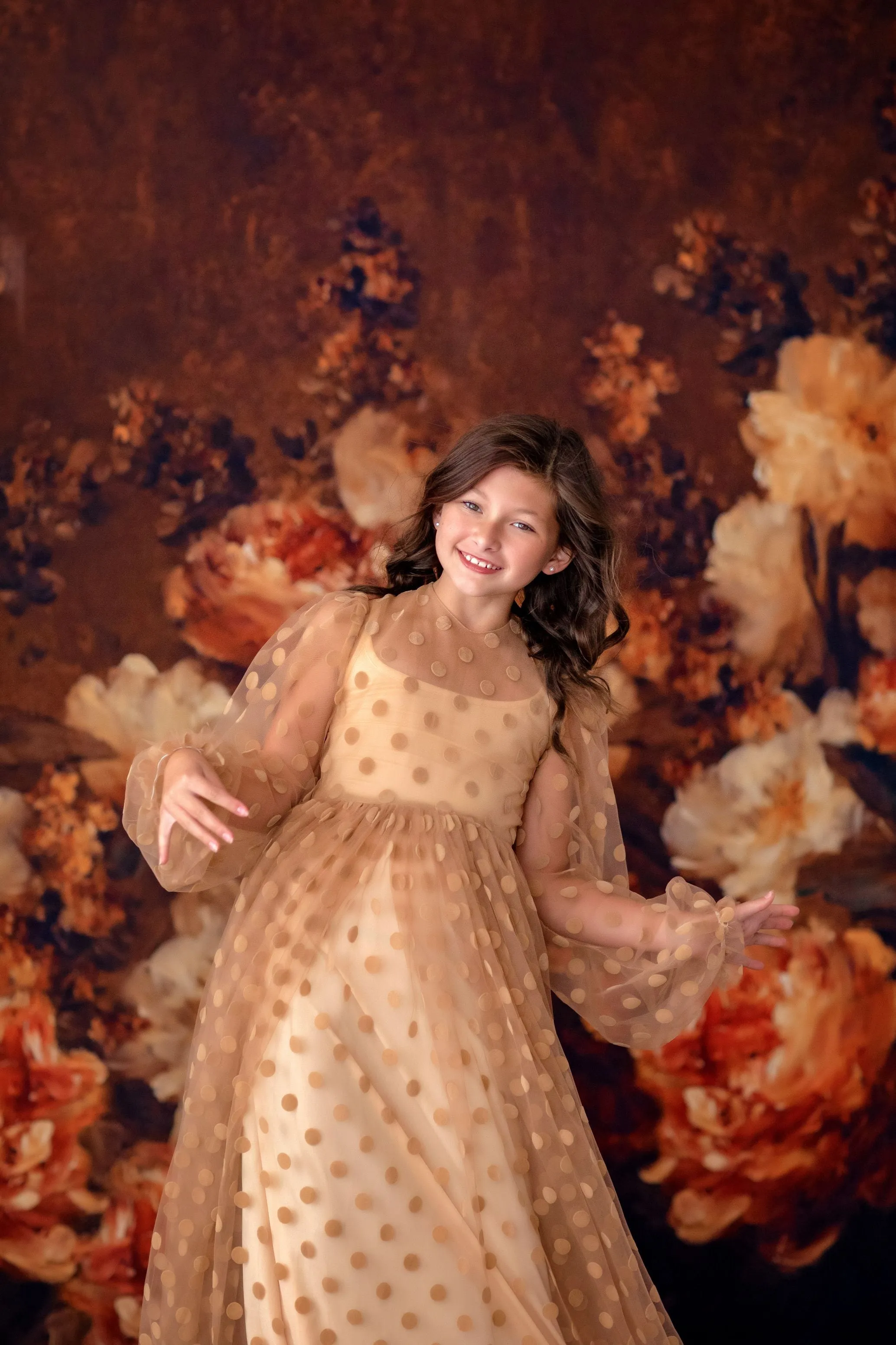 "Sara"-Beautiful boho inspired gown - (5 - 8 YEAR)