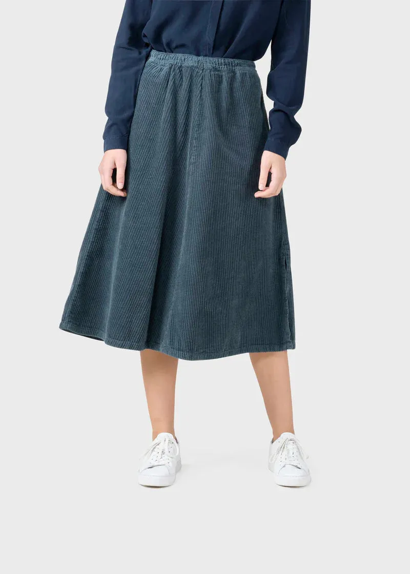 Ramona Cord Skirt (Moss Green) - Klitmller Collective