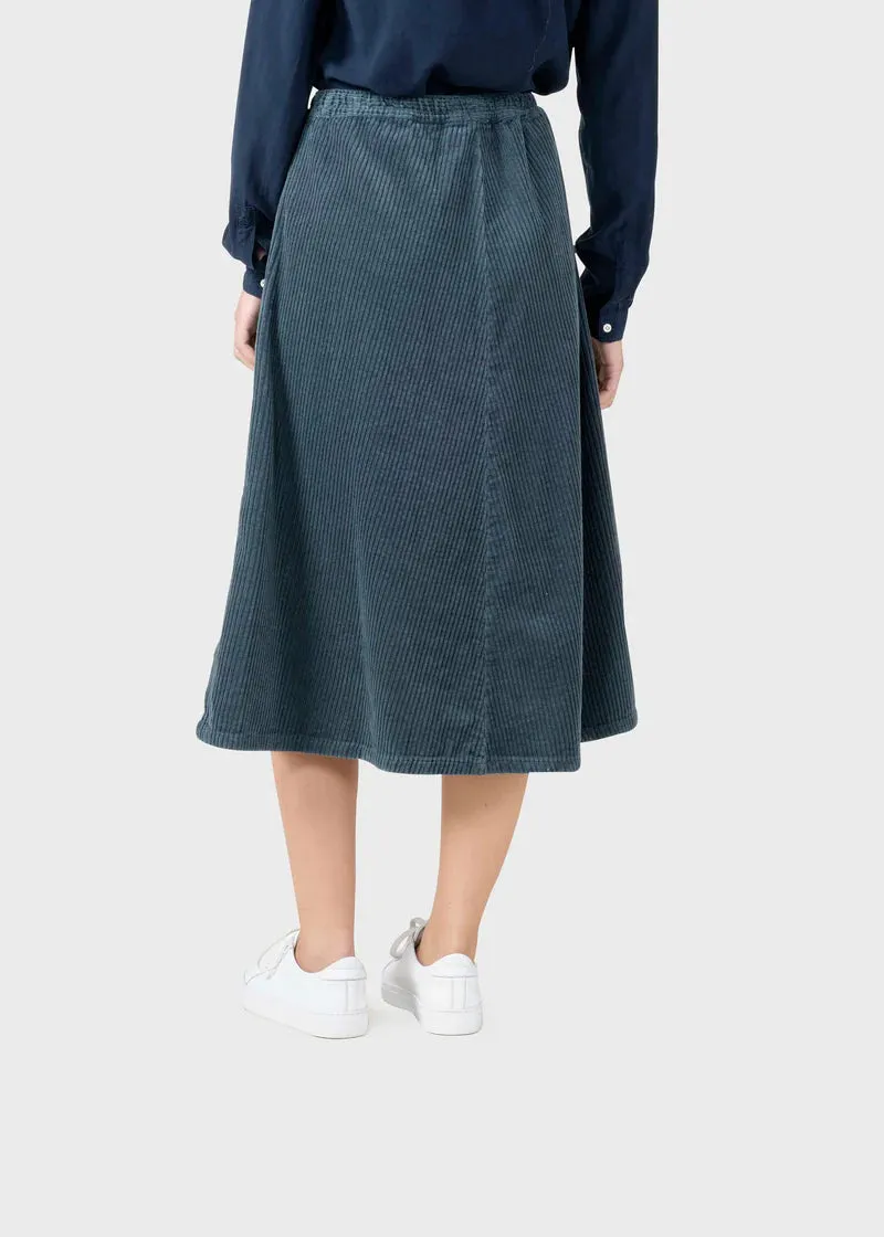 Ramona Cord Skirt (Moss Green) - Klitmller Collective