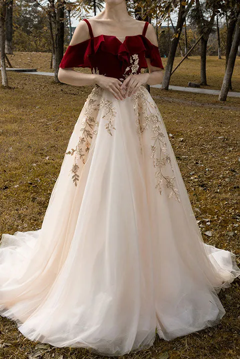 Red Carpet Tulle Formal Prom Evening Dress RS2008