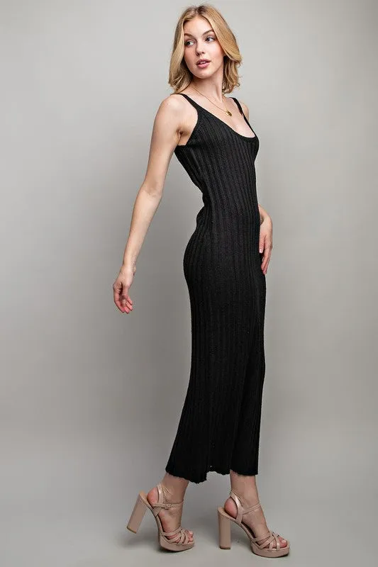 Ribbed Maxi Dress