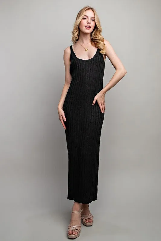 Ribbed Maxi Dress