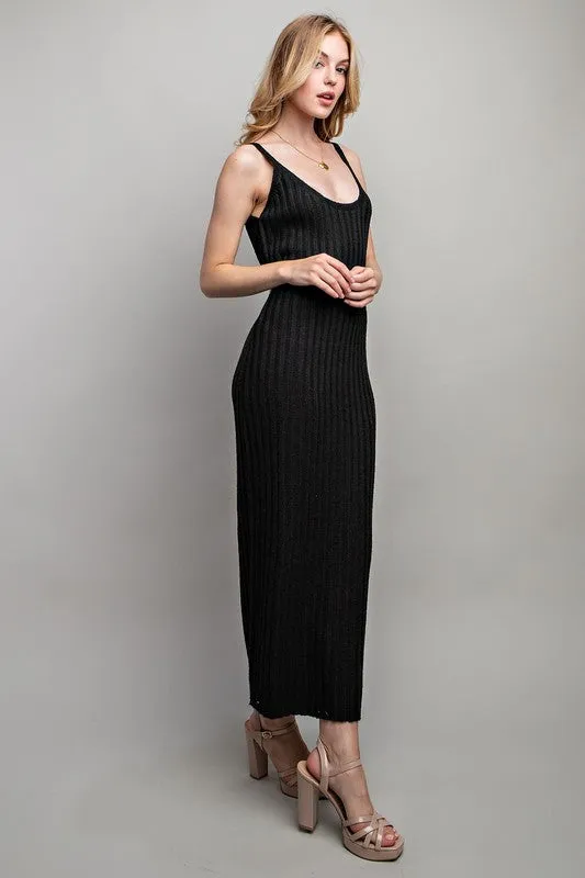 Ribbed Maxi Dress