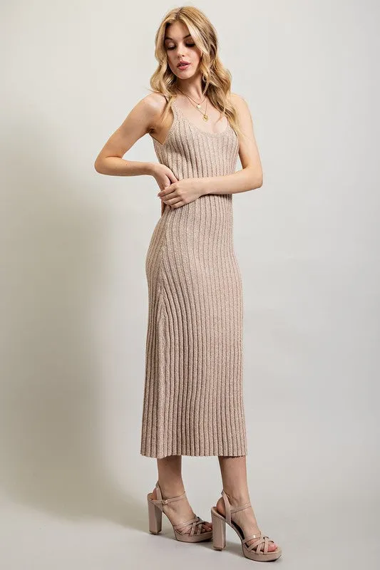 Ribbed Maxi Dress