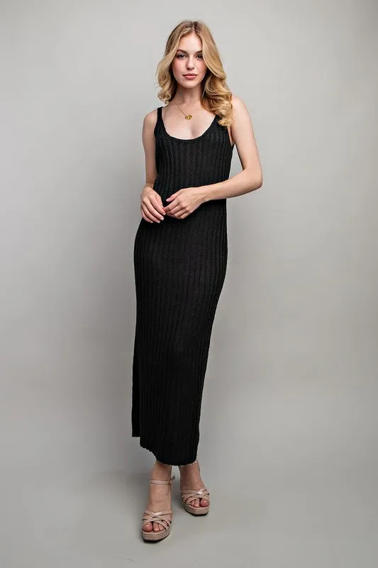Ribbed Maxi Dress