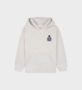 Royal Club Kids Hoodie - Heather Gray/Navy