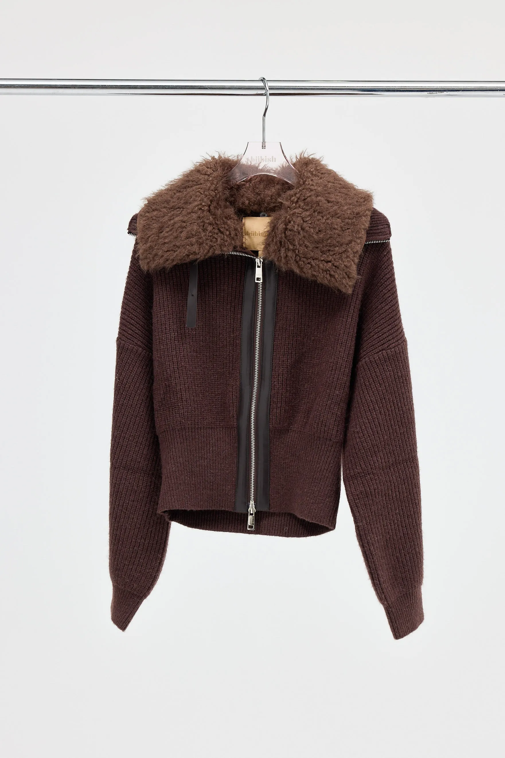 Ruby Knit Cardigan - Chocolate