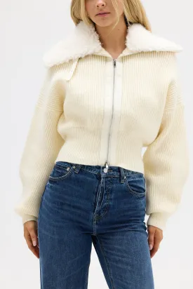 Ruby Knit Cardigan - Ivory
