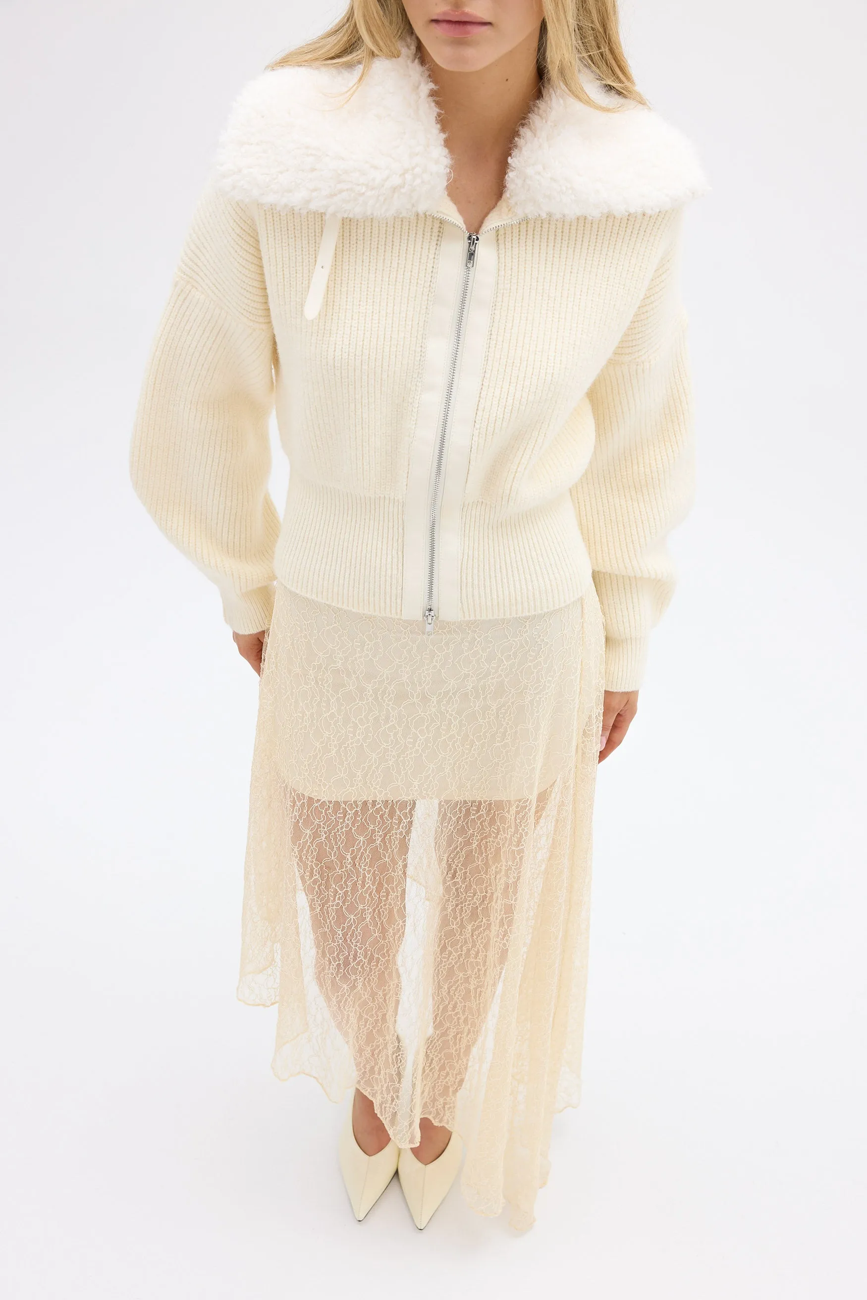 Ruby Knit Cardigan - Ivory