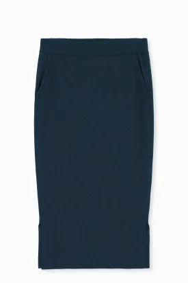 SICILY PENCIL SKIRT IN KNIT PIMA COTTON STRETCH LIMITED EDITION COLORS