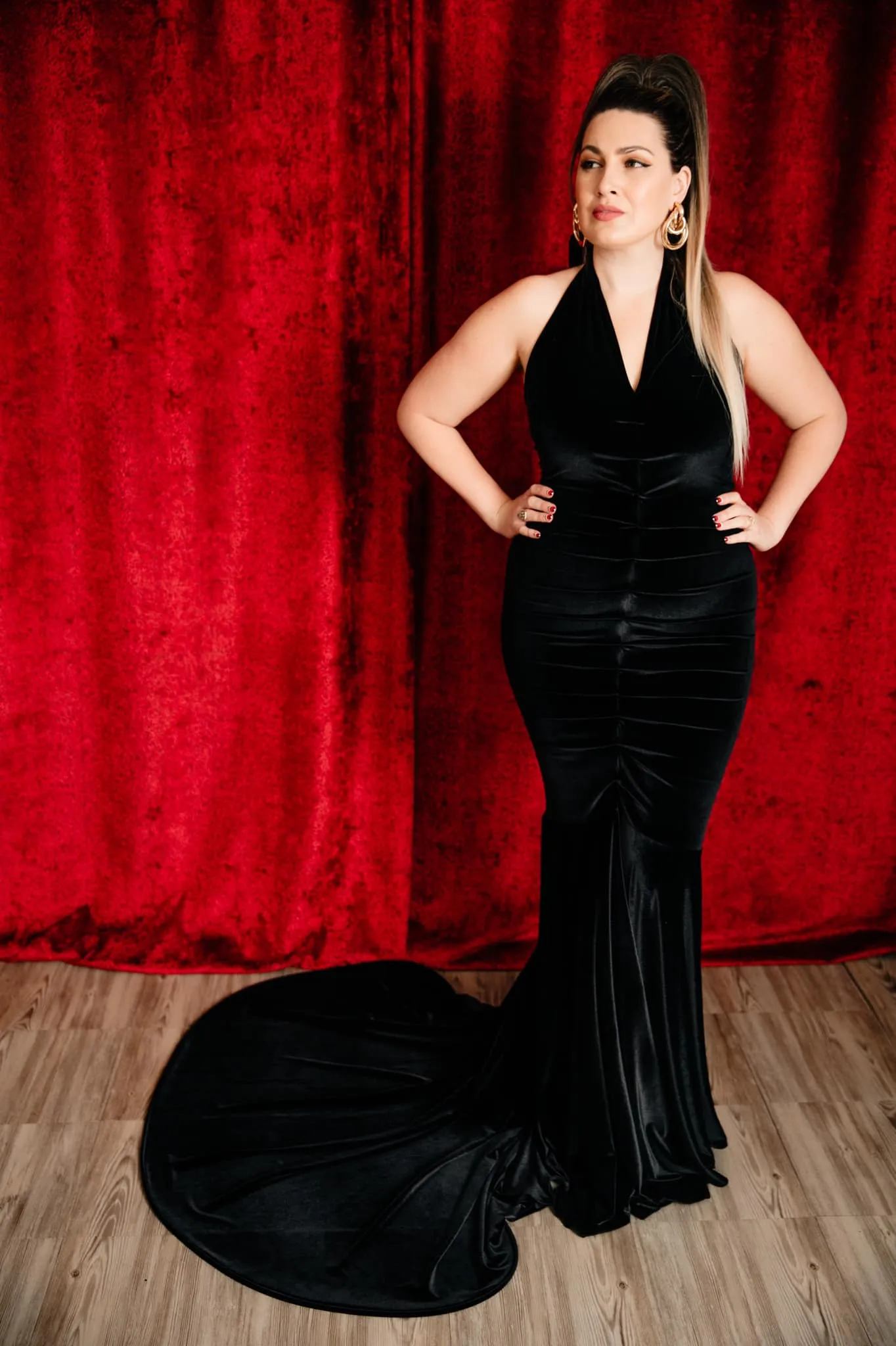The Hollywood Evening Gown (Black)