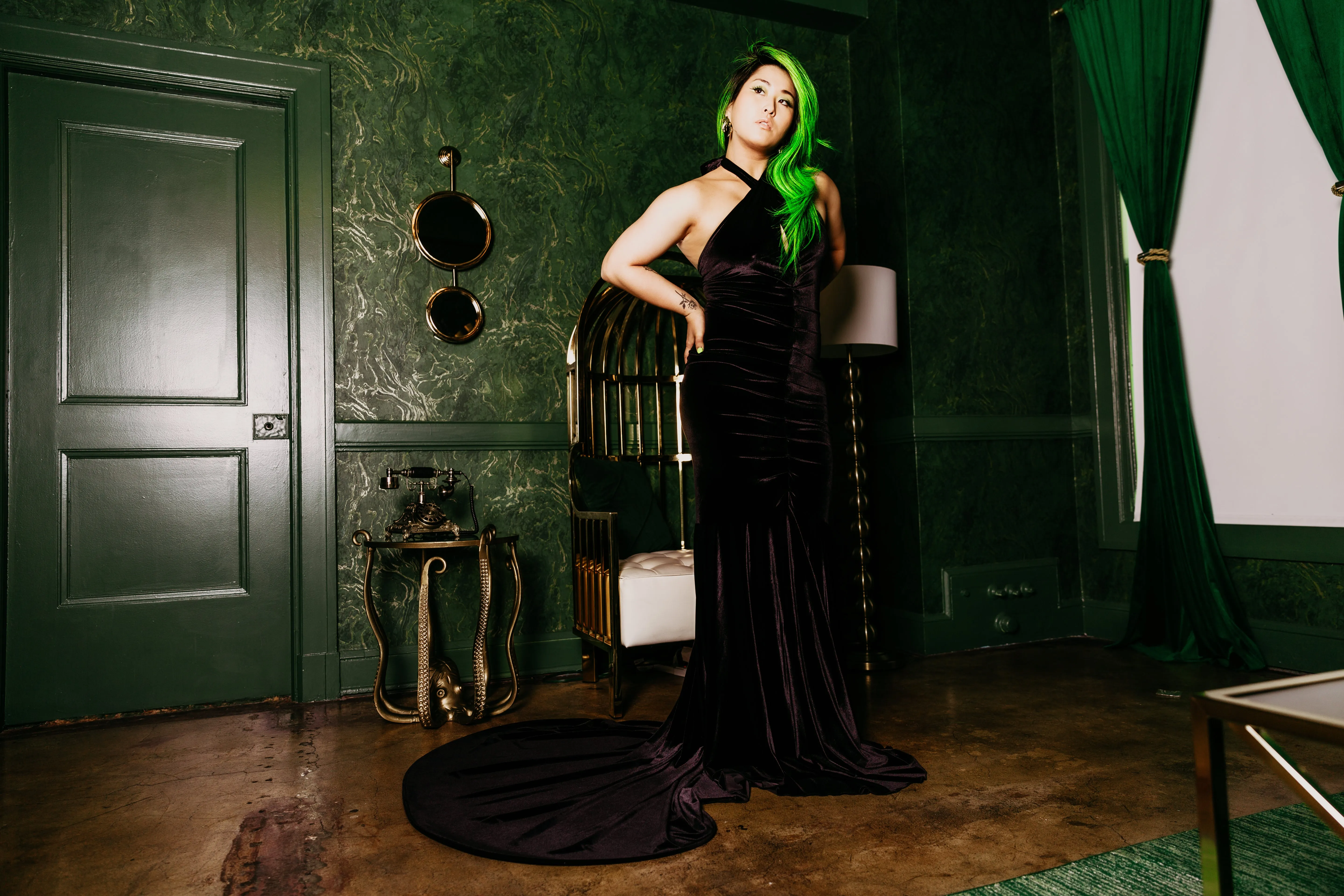 The Hollywood Evening Gown (Black)