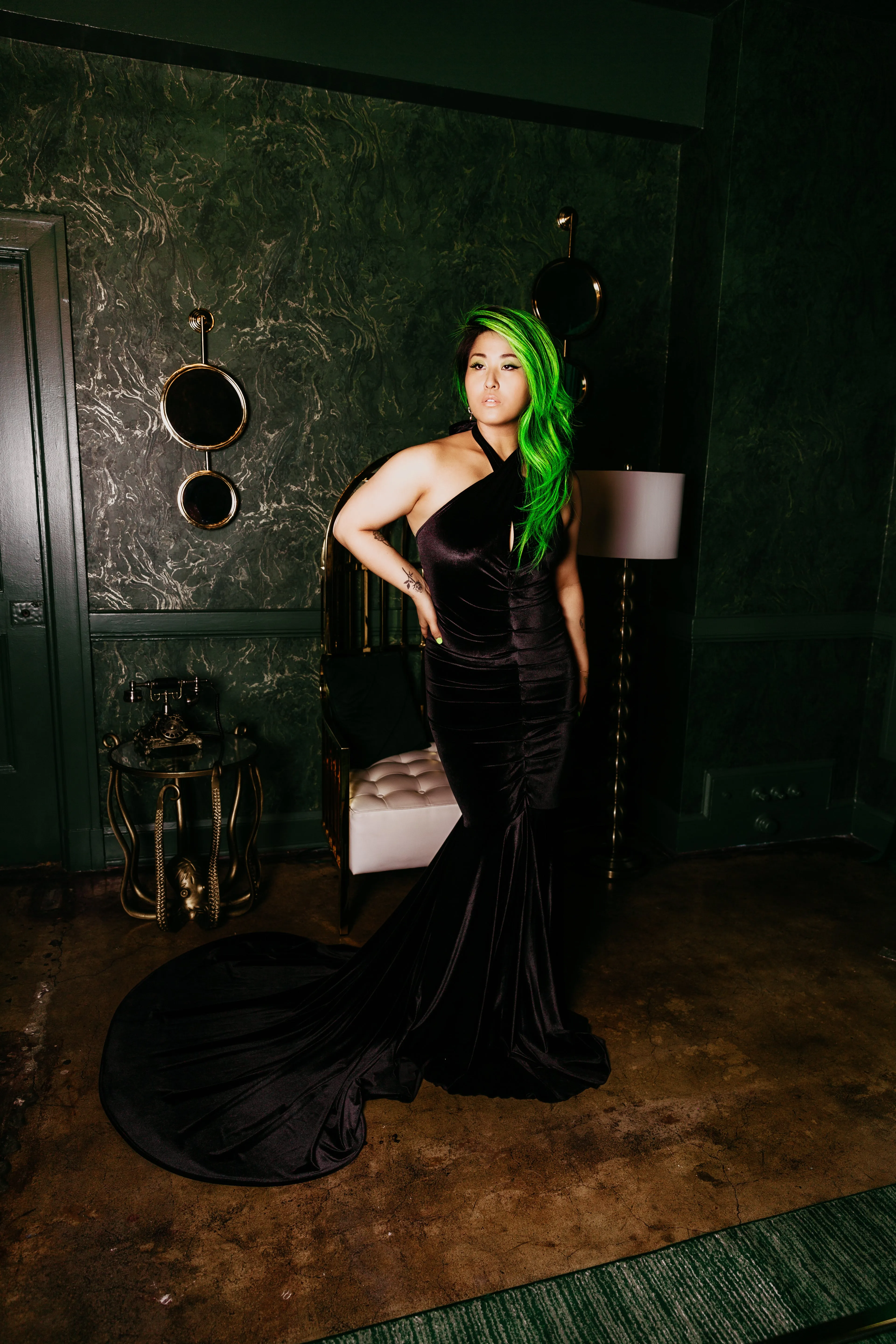 The Hollywood Evening Gown (Black)