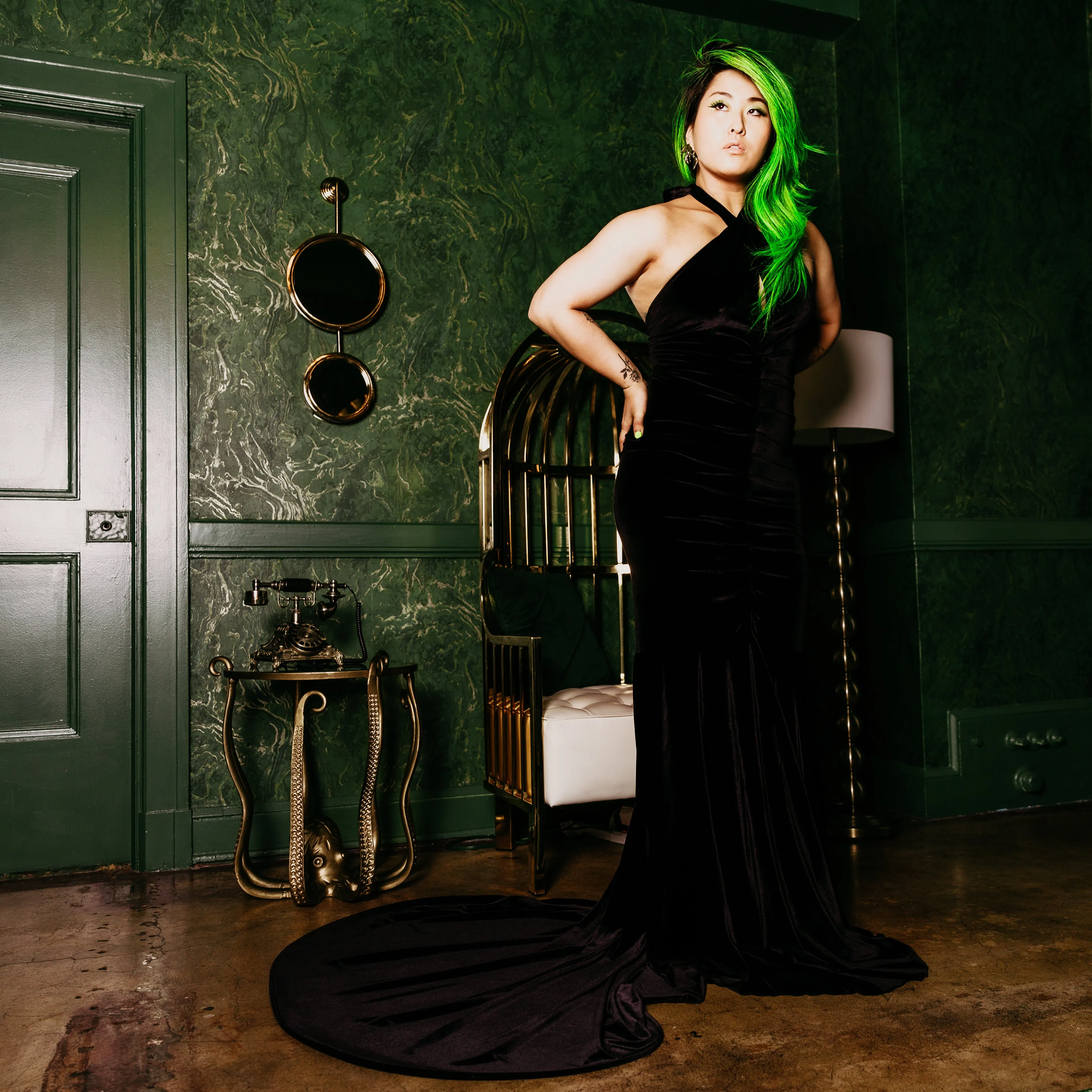 The Hollywood Evening Gown (Black)