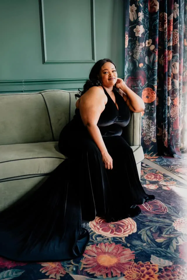 The Hollywood Evening Gown (Black)