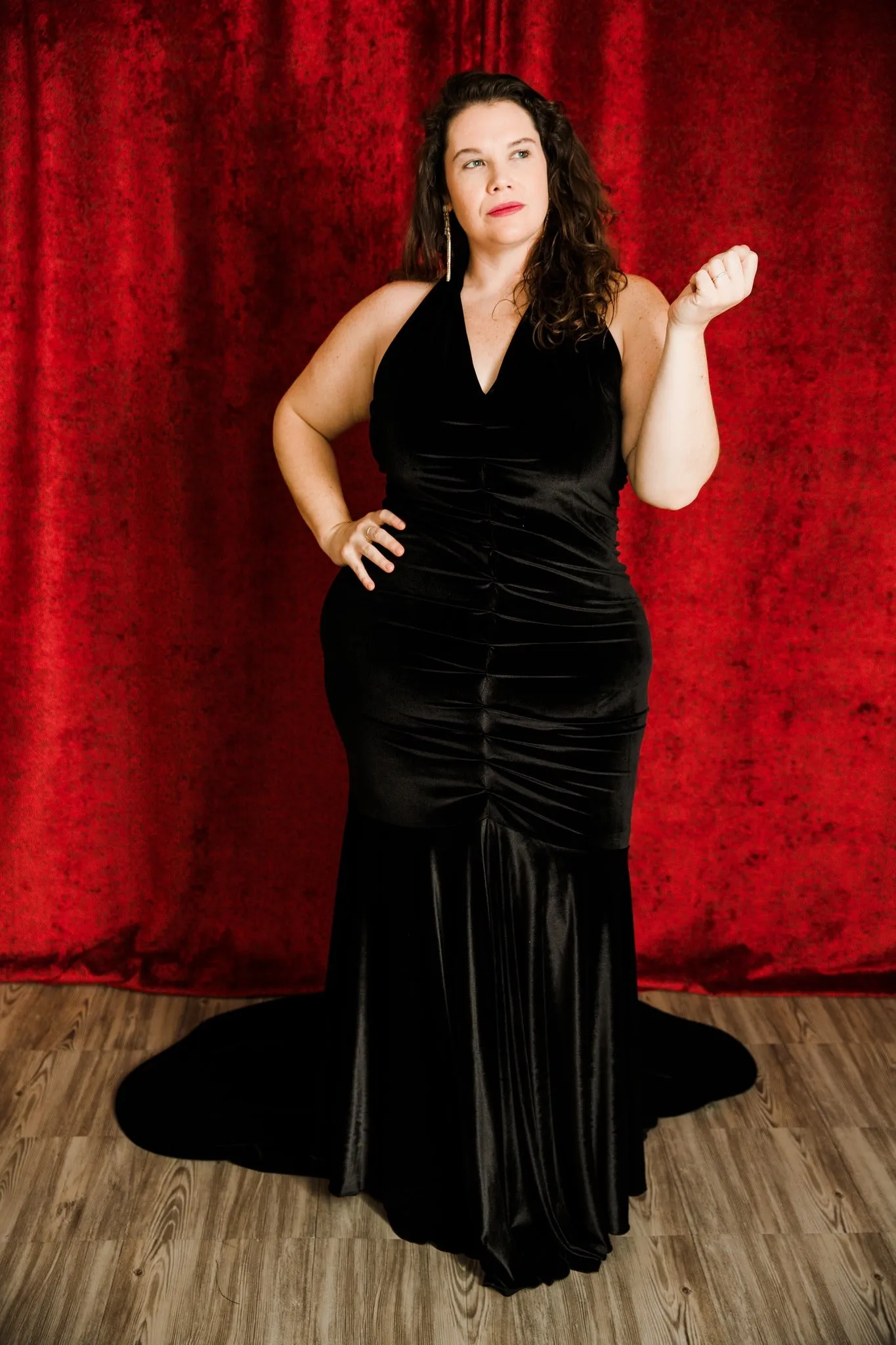 The Hollywood Evening Gown (Black)