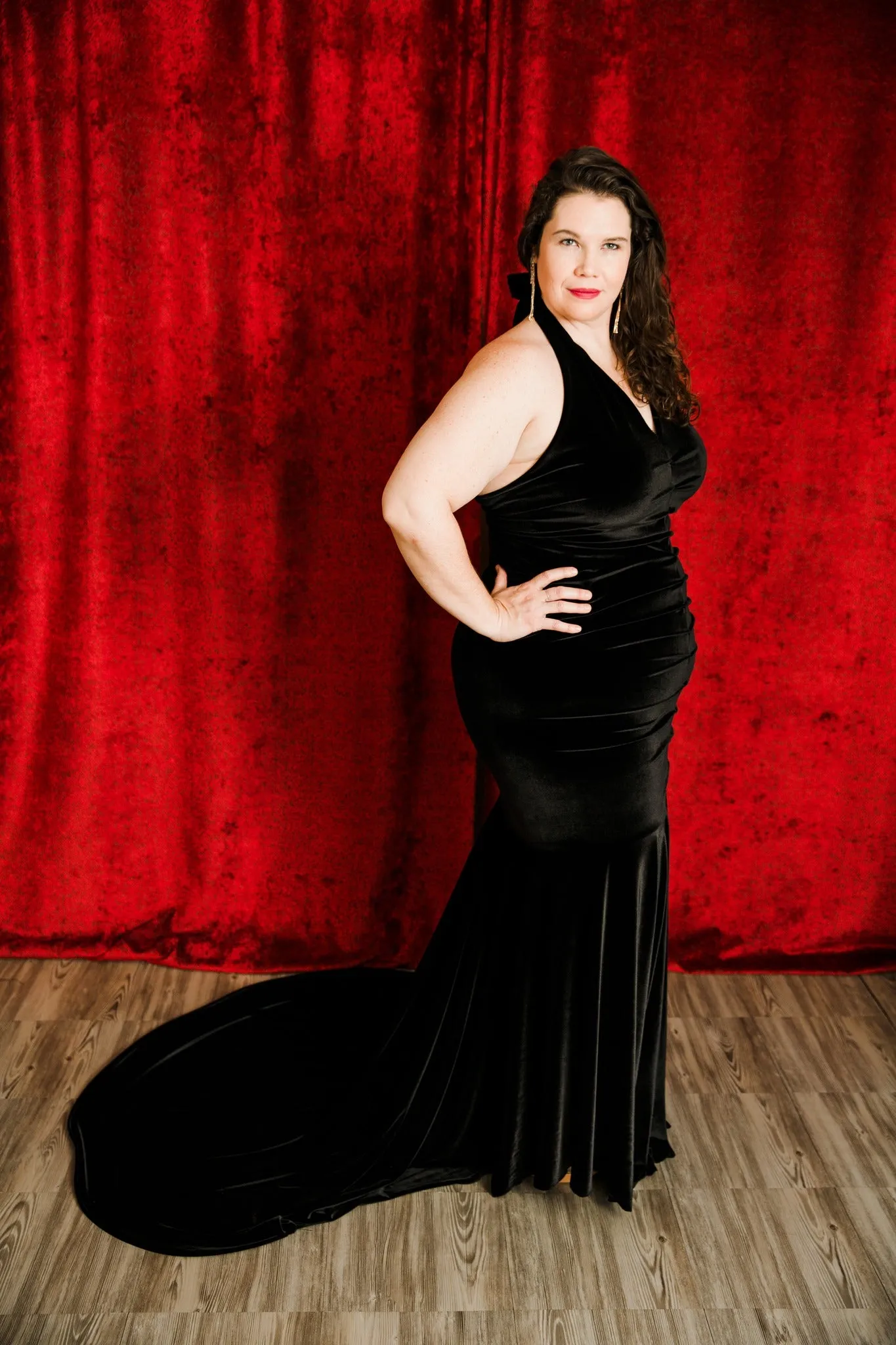 The Hollywood Evening Gown (Black)