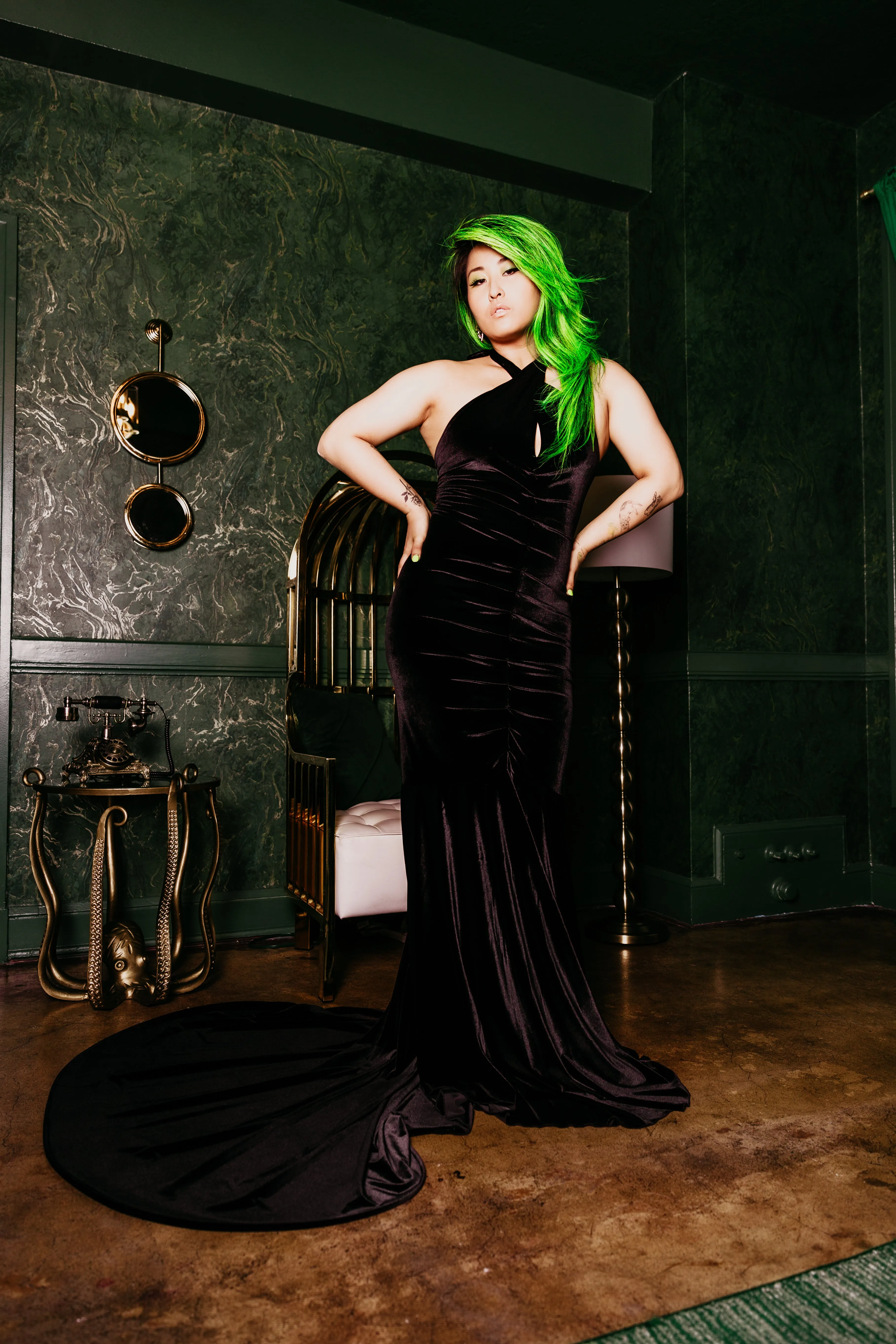 The Hollywood Evening Gown (Black)