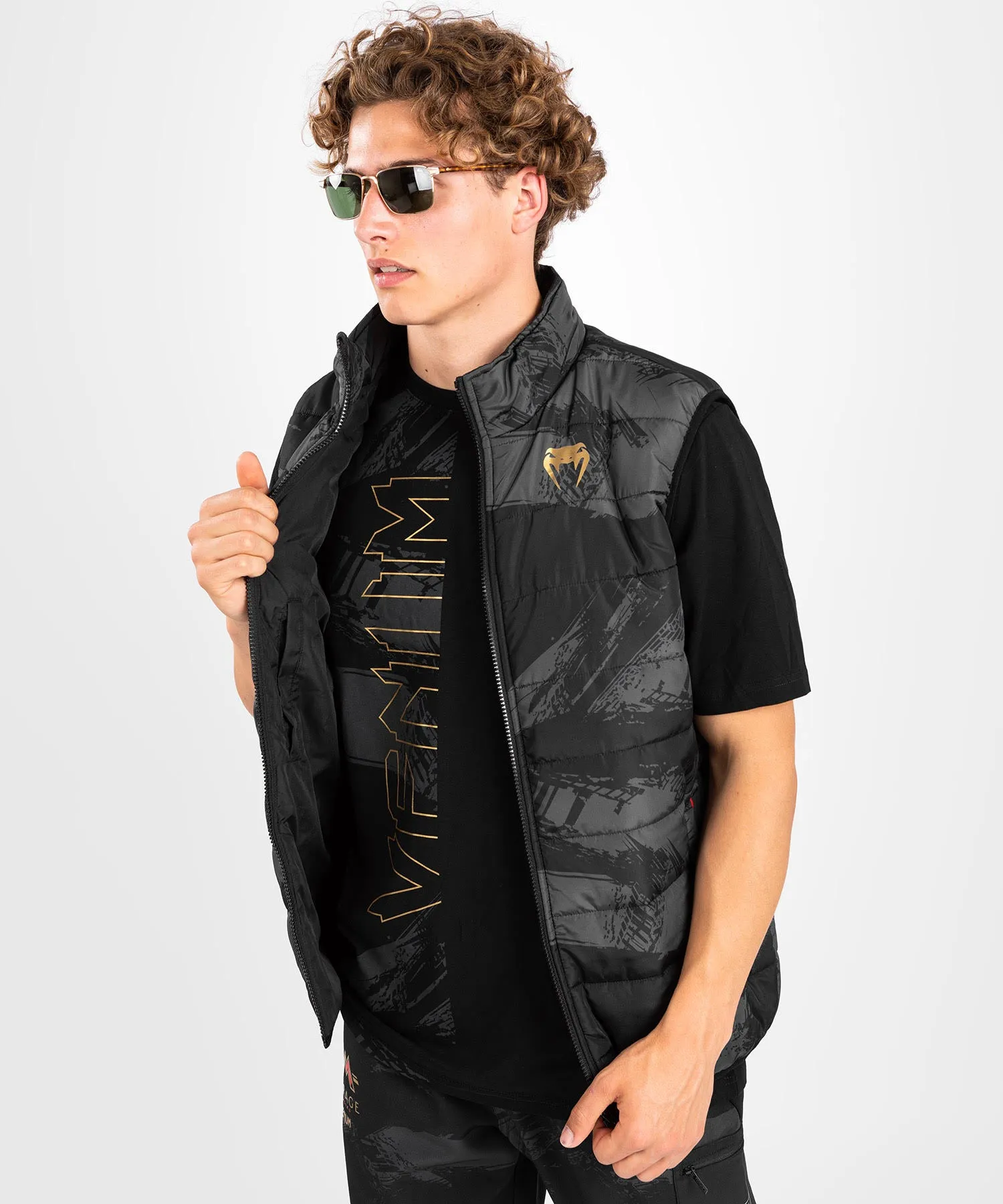 Venum x Mirage Sleeveless Down Jacket - Black/Gold