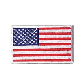 White Border Flag Patch