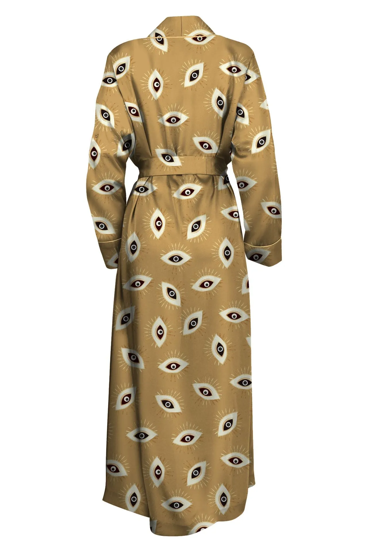 Women Silk Robe Dress